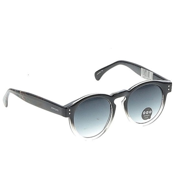 Komono New Sunglasses Clement Paisley round ombre gray black main image 15